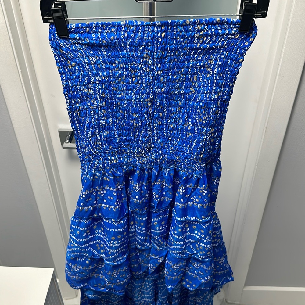 Nauria high/low strapless dress - One Size